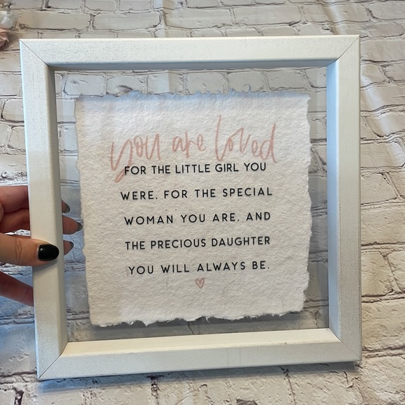 NWT Sincere Surroundings Wall Decor “Daughter” - Picture 3 of 5